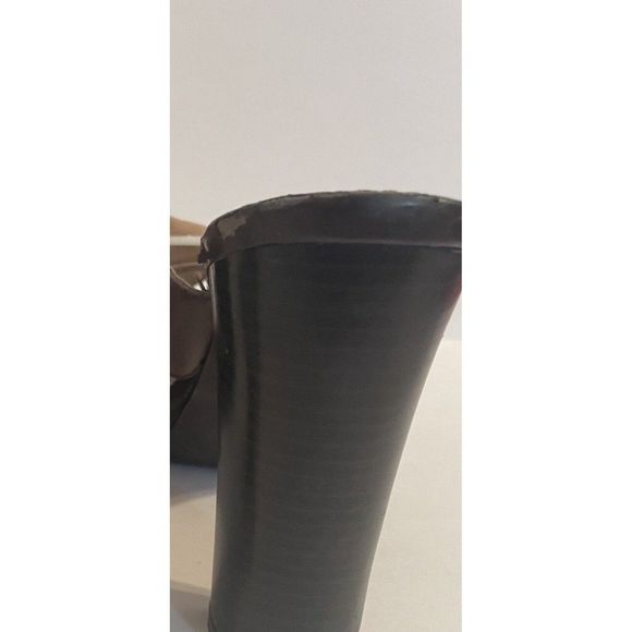 Simply Vera Vera Wang Uma Taupe Leather 4” Slip-on Heels Size 9 - Picture 9 of 9